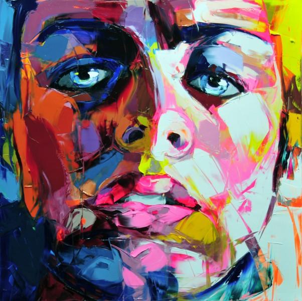 Francoise Nielly Portrait Palette Painting Expression Face085